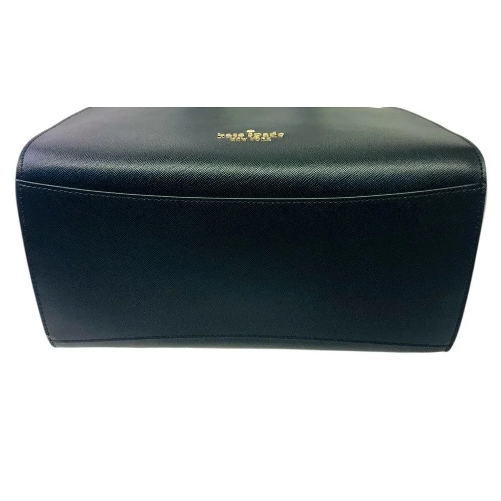 Kate Spade New York Becca Large‎ Tote Black Saffiano Top Zipper Closure NWT